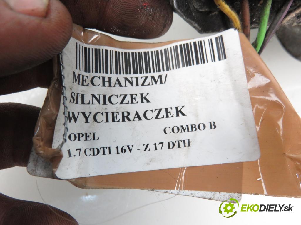 OPEL COMBO Nadwozie pełne/minivan KOMBIVAN 2005 1686,00 Silniki wycieraczek 1686,00 Motorček stieračov predný 23001743