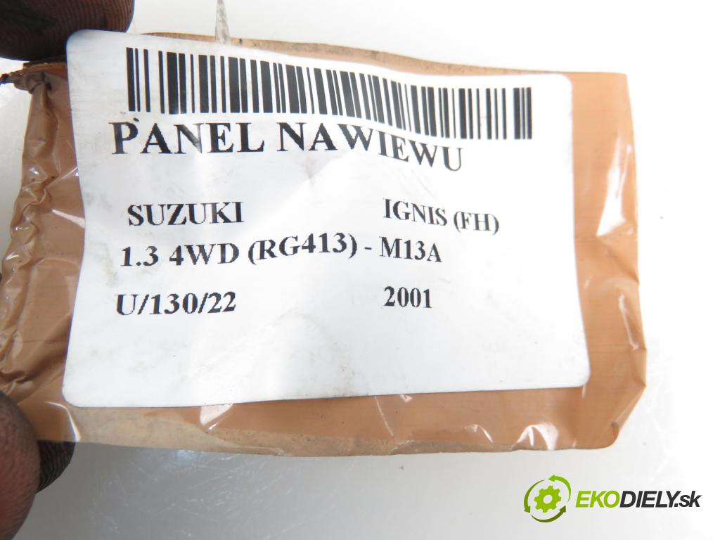 SUZUKI IGNIS (FH) HB 2001 1328,00 Panele sterowania, przełączniki 1328,00 Panel kúrenia KLIMATIZACE: