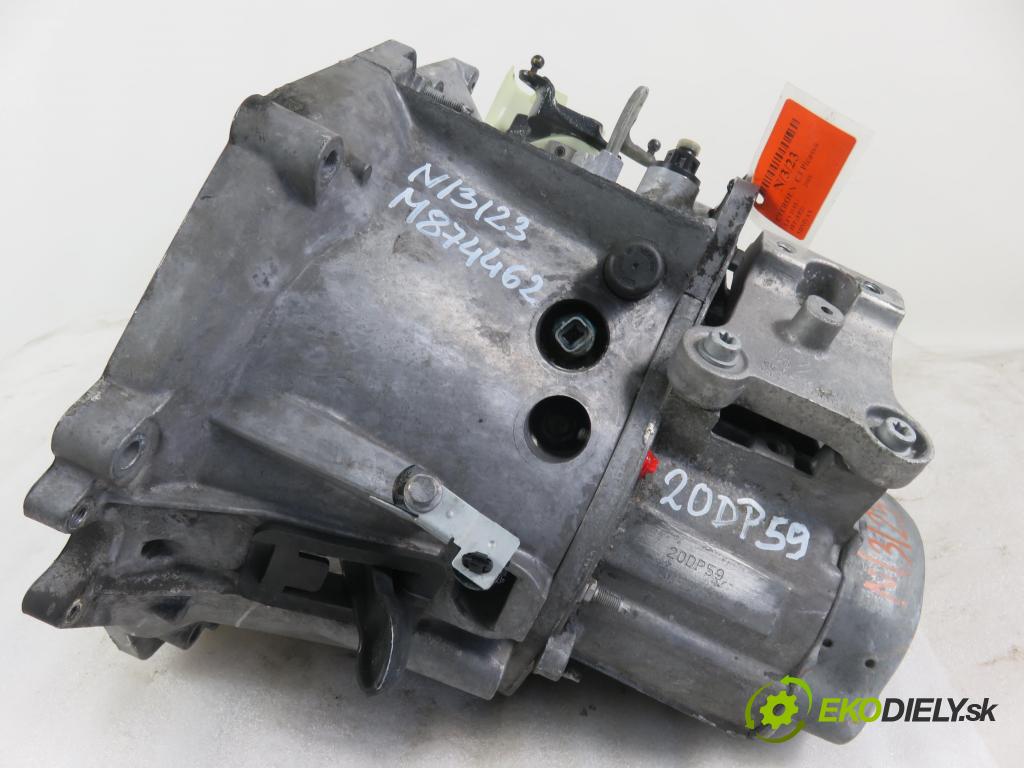 CITROEN C3 Picasso MINIVAN 2010 1397,00 Kompletne skrzynie 1397,00 Prevodovka MANUALNA 20DP59