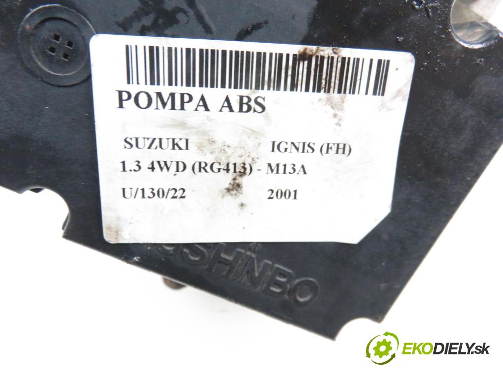 SUZUKI IGNIS (FH) HB 2001 1328,00 Sterowniki ABS 1328,00 Pumpa ABS AC045001834 (Pumpy ABS)