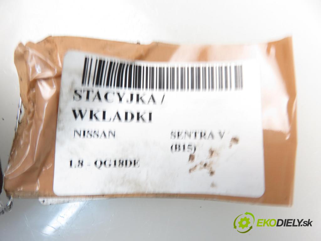 NISSAN SENTRA V (B15) SEDAN 2005 1769,00 Stacyjki 1769,00 spinačka  (Spínacie skrinky a kľúče)