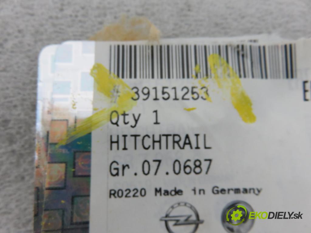 OPEL ASTRA K KOMBI 2015 1598,00 Kompletne haki holownicze (belka + kula) 1598,00 Hák 39151253;13435445;13597659