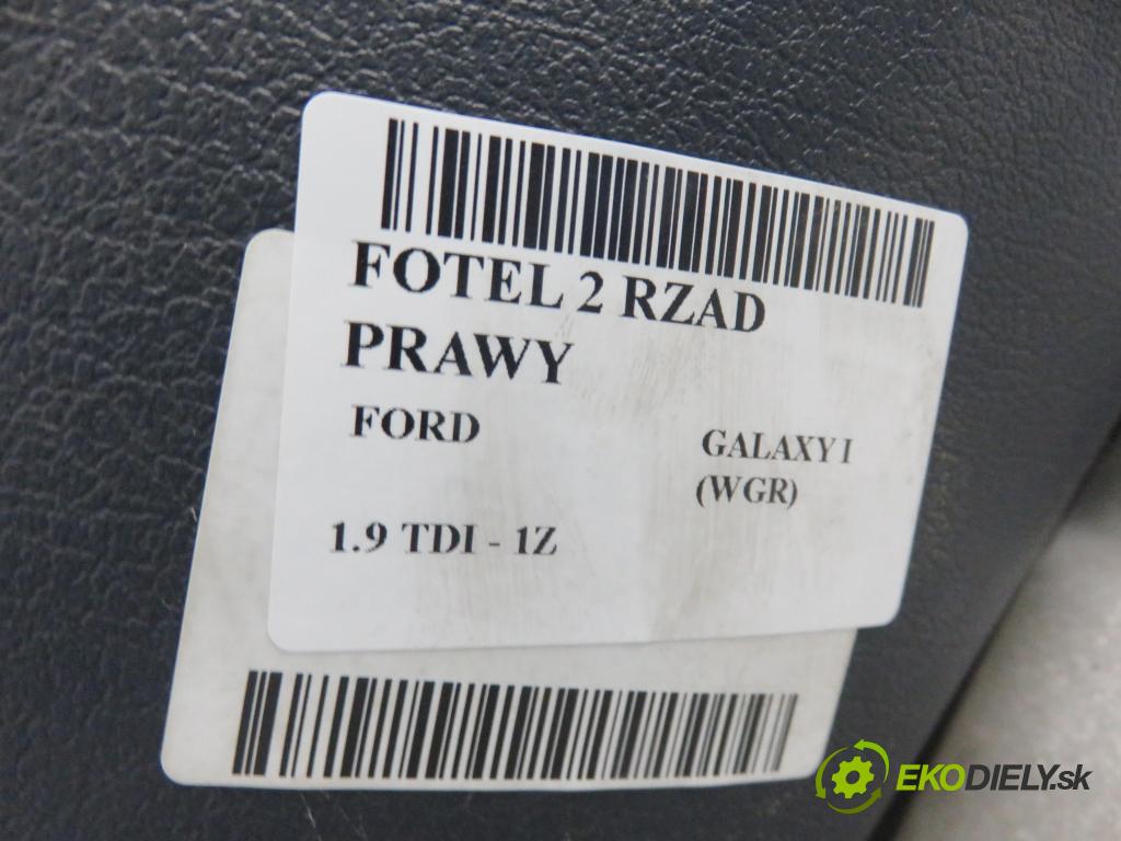 FORD GALAXY (WGR) MINIVAN 1998 1896,00 Fotele, kanapy 1896,00 Sedadlo 2 RIADOK: pravy