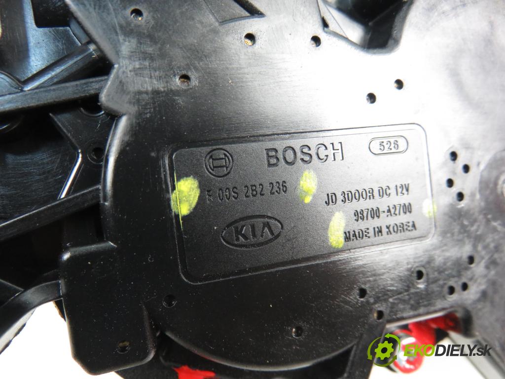 KIA PRO CEE´D (JD) HB 2014 1582,00 Silniki wycieraczek 1582,00 Motorček stierače ZADNÉ: F00S2B2236;98700A2700