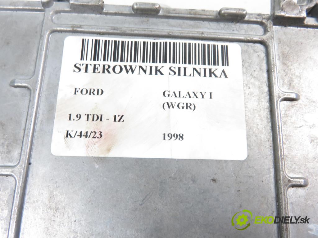 FORD GALAXY (WGR) MINIVAN 1998 1896,00 Sterowniki silnika 1896,00 Riadiaca jednotka Motor 028906021ES;0281001531