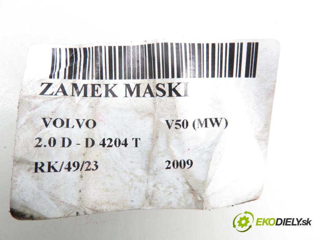 VOLVO V50 (MW) KOMBI 2009 1997,00 Zamki 1997,00 zámok kapoty 30716530