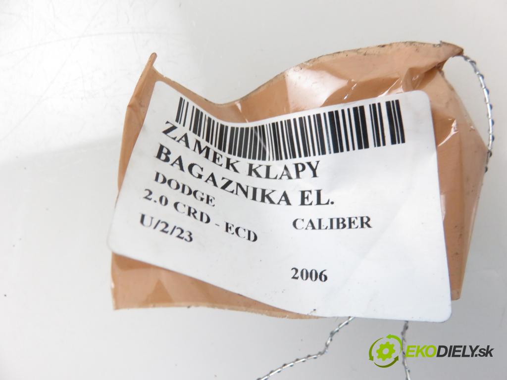 DODGE CALIBER HB 2006 1968,00 Zamki 1968,00 zámok dveří kufr EL.