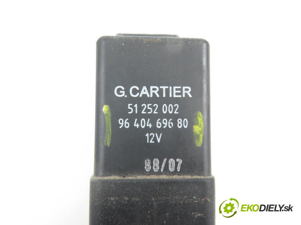 PEUGEOT 307 (3A/C) HB 2007 66,00 1.6 HDi 90 - 9HX (DV6ATED4) 1560,00 RELÉ: JÚN: 9640469680