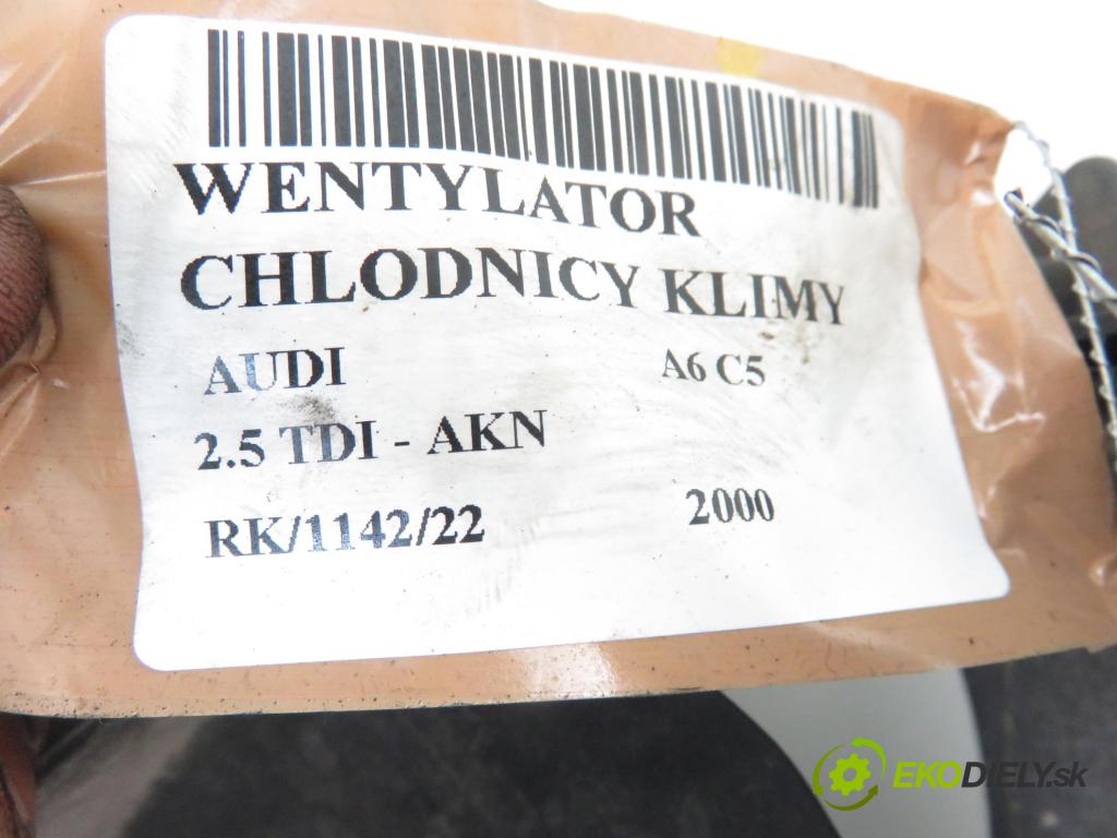 AUDI A6 (4B2, C5) SEDAN 2000 2496,00 Wentylatory 2496,00 Ventilátor chladič klímatizácie 8D0958455R