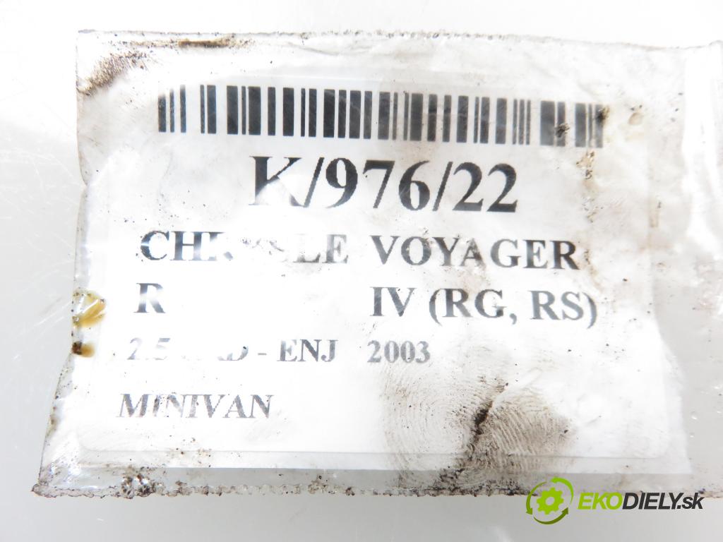 CHRYSLER VOYAGER IV (RG, RS) MINIVAN 2003 2499,00 Kolektory wydechowe 2499,00 potrubí VYČERPAT:  (Výfukové potrubí)