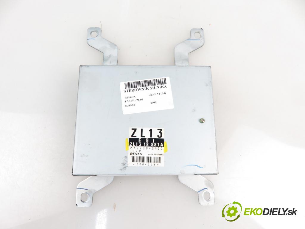 MAZDA 323 F VI (BJ) HB 2000 65,00 1.5 16V - ZL06 1498,00 Riadiaca jednotka Motor ZL1318881A