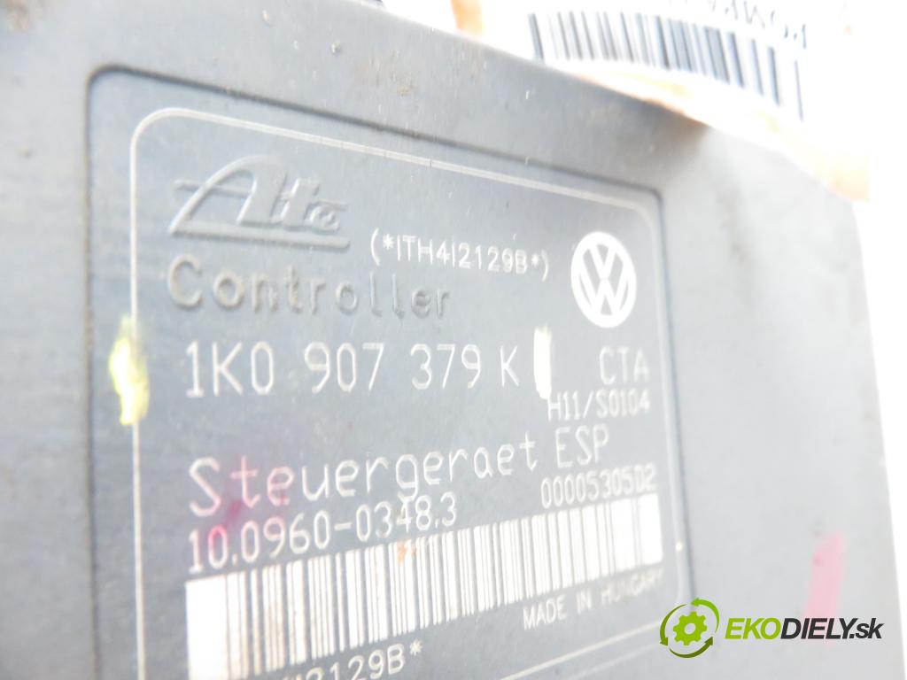 VW TOURAN (1T1, 1T2) MINIVAN 2006 1968,00 Sterowniki ABS 1968,00 Pumpa ABS 1K0614517H;10020601064;1K0907379K (Pumpy ABS)