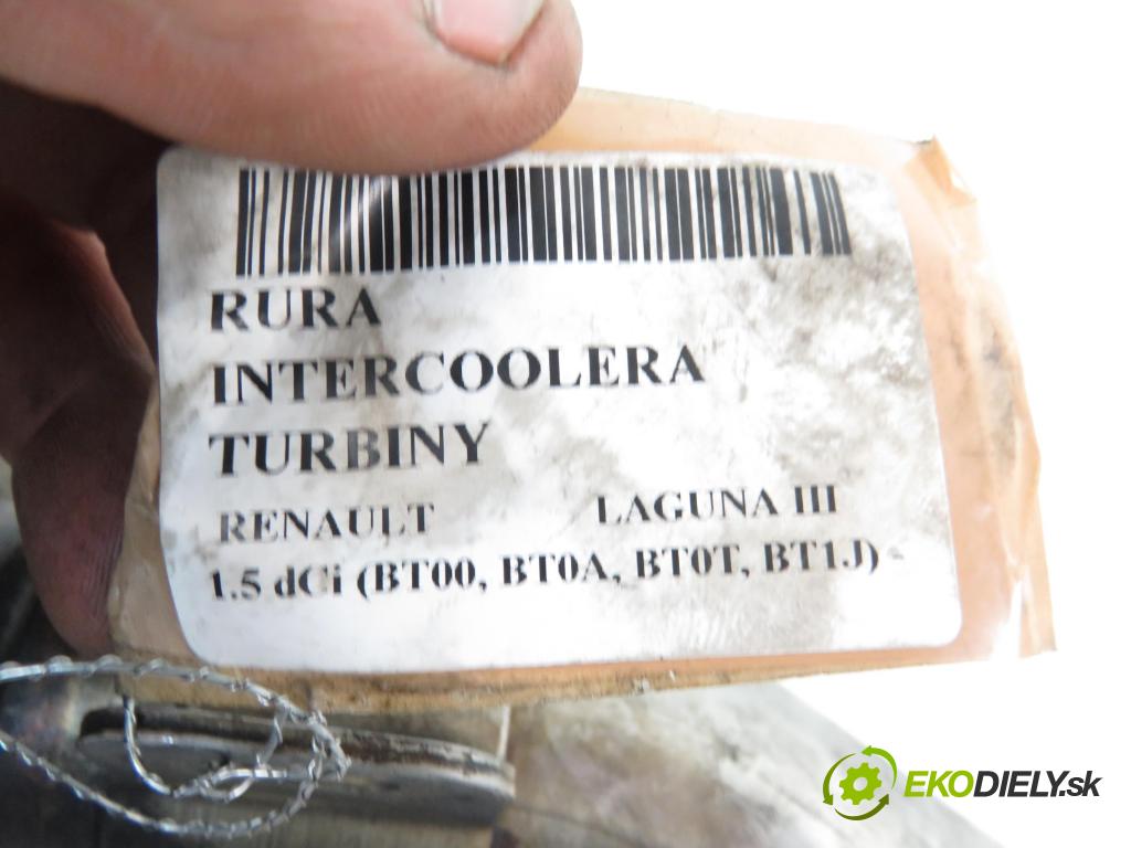 RENAULT LAGUNA III (BT0/1) LIFTBACK 2008 1461,00 Przewody chłodnic powietrza 1461,00 Rúra intercoolera turba