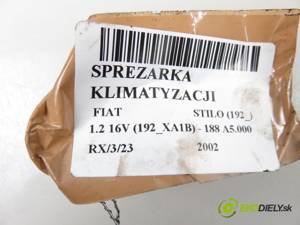 FIAT STILO (192_) HB 2002 1242,00 Kompresory klimatyzacji 1242,00 KOMPRESOR: klimatizace 4421004001 (Kompresory)