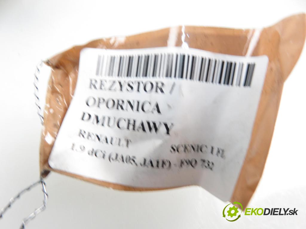 RENAULT SCENIC I (JA0/1_) MINIVAN 2000 75,00 1.9 dCi 102 - F9Q 732 1870,00 rezistor / reostat kúrenia