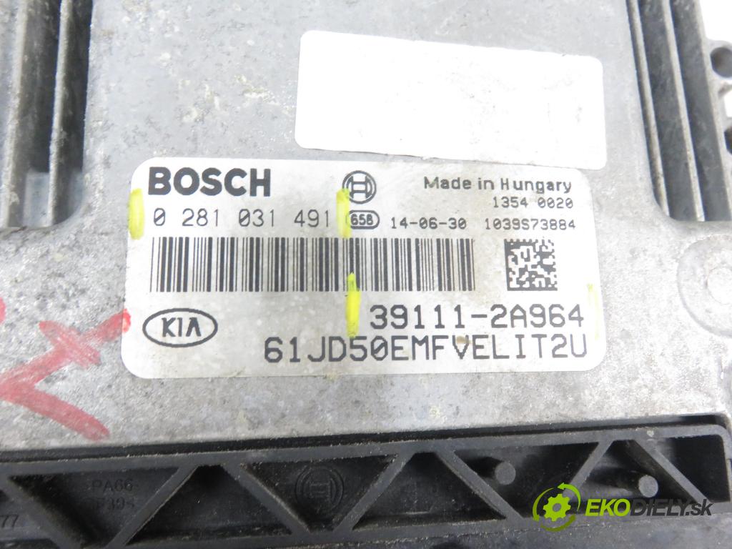 KIA PRO CEE´D (JD) HB 2014 1582,00 Sterowniki silnika 1582,00 Riadiaca jednotka Motor 0281031491; 391112A964