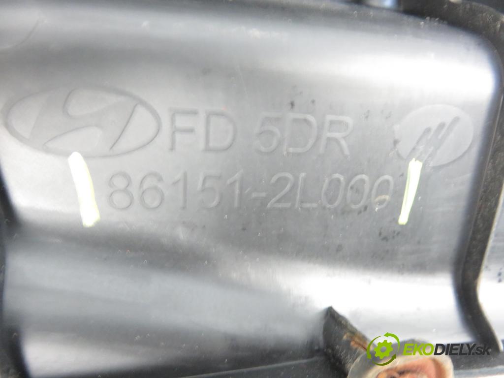 HYUNDAI i30 (FD) HB 2008 1396,00 Podszybia 1396,00 Torpédo, plast pod čelné okno 861512L000 (Torpéda)