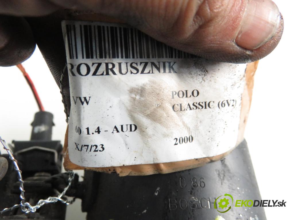 VW POLO CLASSIC (6V2) SEDAN 2000 1390,00 Rozruszniki kompletne 1390,00 Štartér 0001107025; 036911023S (Štartéry)