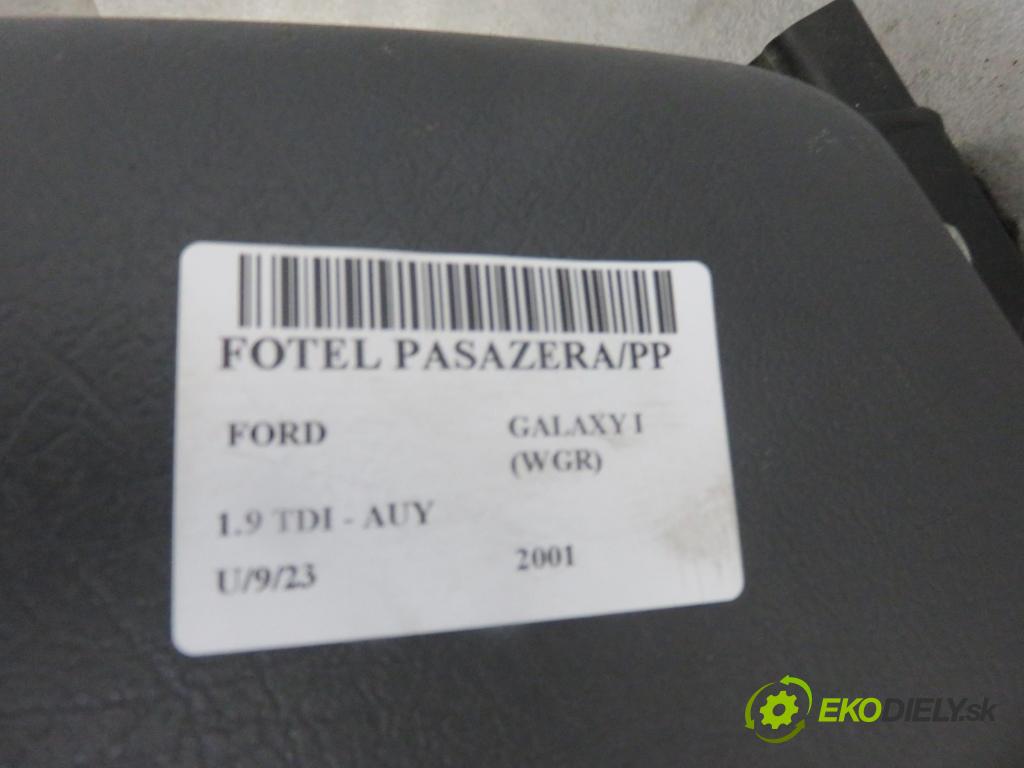 FORD GALAXY (WGR) VAN 2001 1896,00 Fotele, kanapy 1896,00 Sedadlo CESTUJÚCI/PP