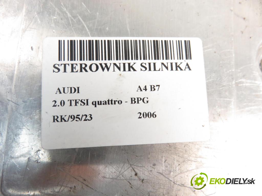AUDI A4 (8EC, B7) SEDAN 2006 1984,00 Sterowniki silnika 1984,00 Riadiaca jednotka Motor 8E1910115M; 8E0907115D