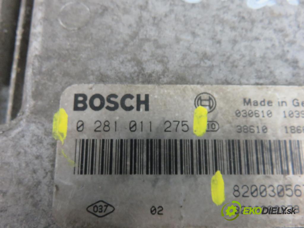 RENAULT SCENIC II (JM0/1_) VAN 2003 1870,00 Sterowniki silnika 1870,00 Riadiaca jednotka Motor 0281011275; 6200305678