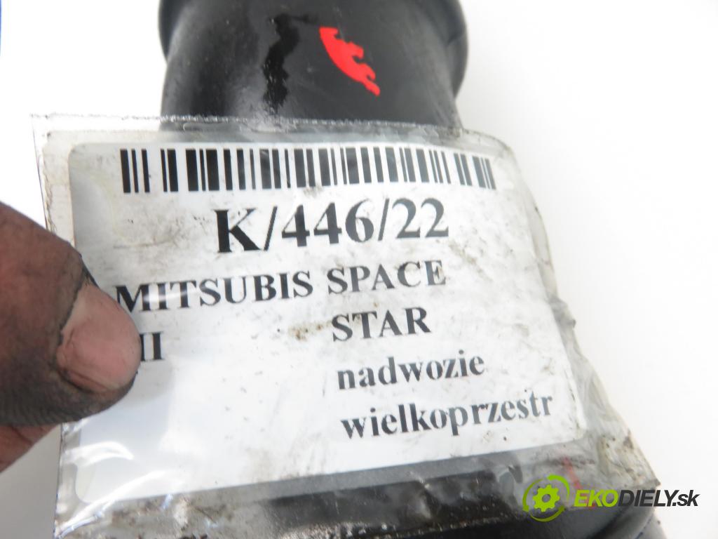 MITSUBISHI SPACE STAR nadwozie wielkoprzestrzenne (MPV) (DG_A) MINIVAN 1999 1870,00 Przewody chłodnic powietrza 1870,00 Rúra intercoolera turba 30620813