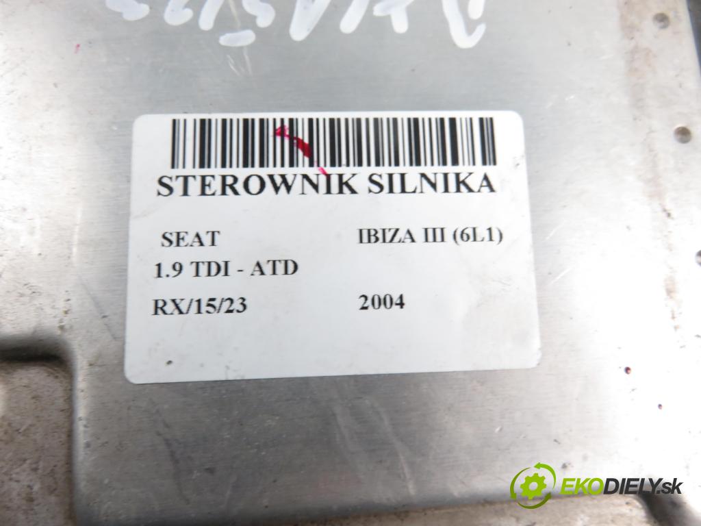 SEAT IBIZA III (6L1) HB 2004 1896,00 Sterowniki silnika 1896,00 Riadiaca jednotka Motor 038906019KT; 0281011219