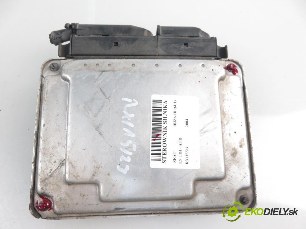SEAT IBIZA III (6L1) HB 2004 1896,00 Sterowniki silnika 1896,00 Riadiaca jednotka Motor 038906019KT; 0281011219