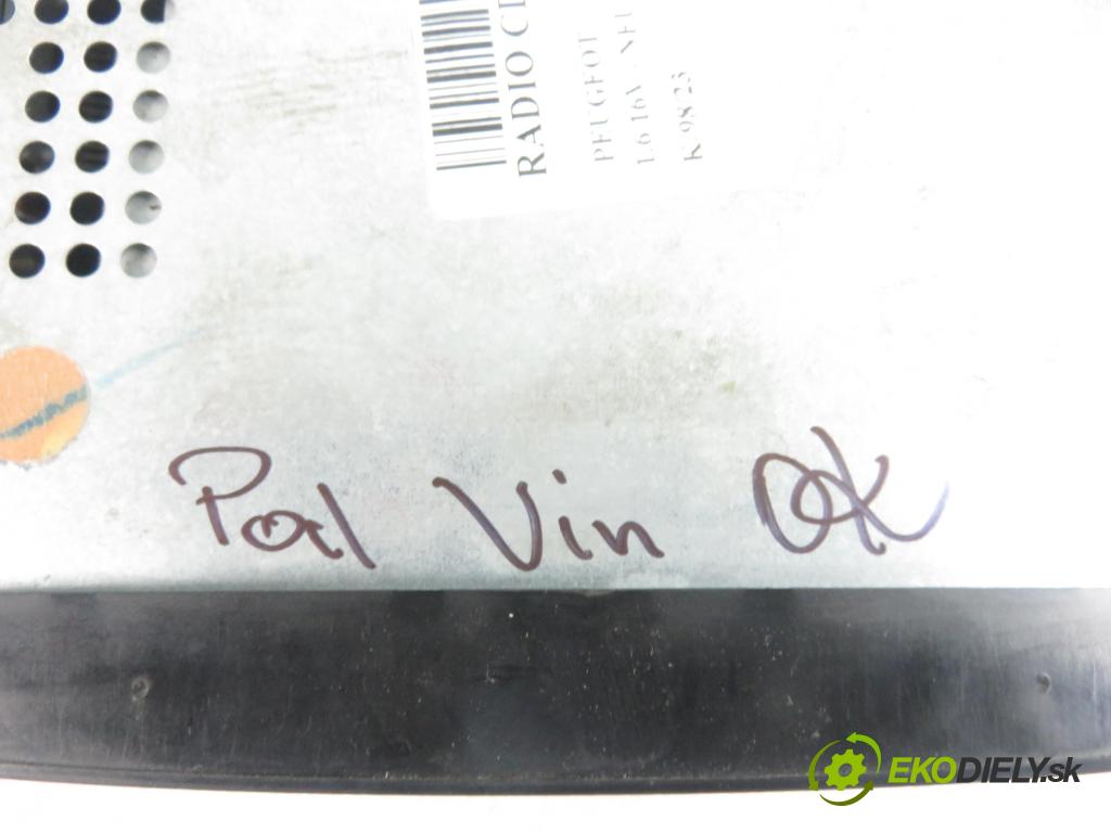 PEUGEOT 307 (3A/C) HB 2002 1587,00 Radioodtwarzacze 1587,00 RADIO CD 96488013