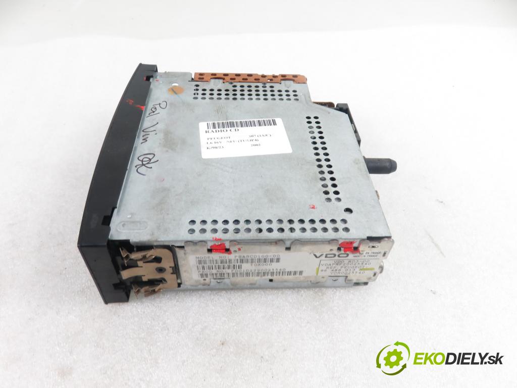 PEUGEOT 307 (3A/C) HB 2002 1587,00 Radioodtwarzacze 1587,00 RADIO CD 96488013