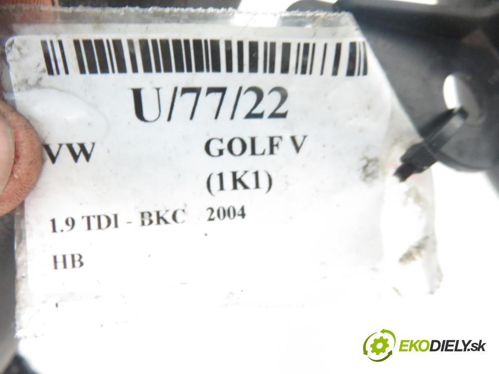 VW GOLF V (1K1) HB 2004 1896,00 Przewody chłodnic powietrza 1896,00 Rúra intercoolera turba 1K0145762F