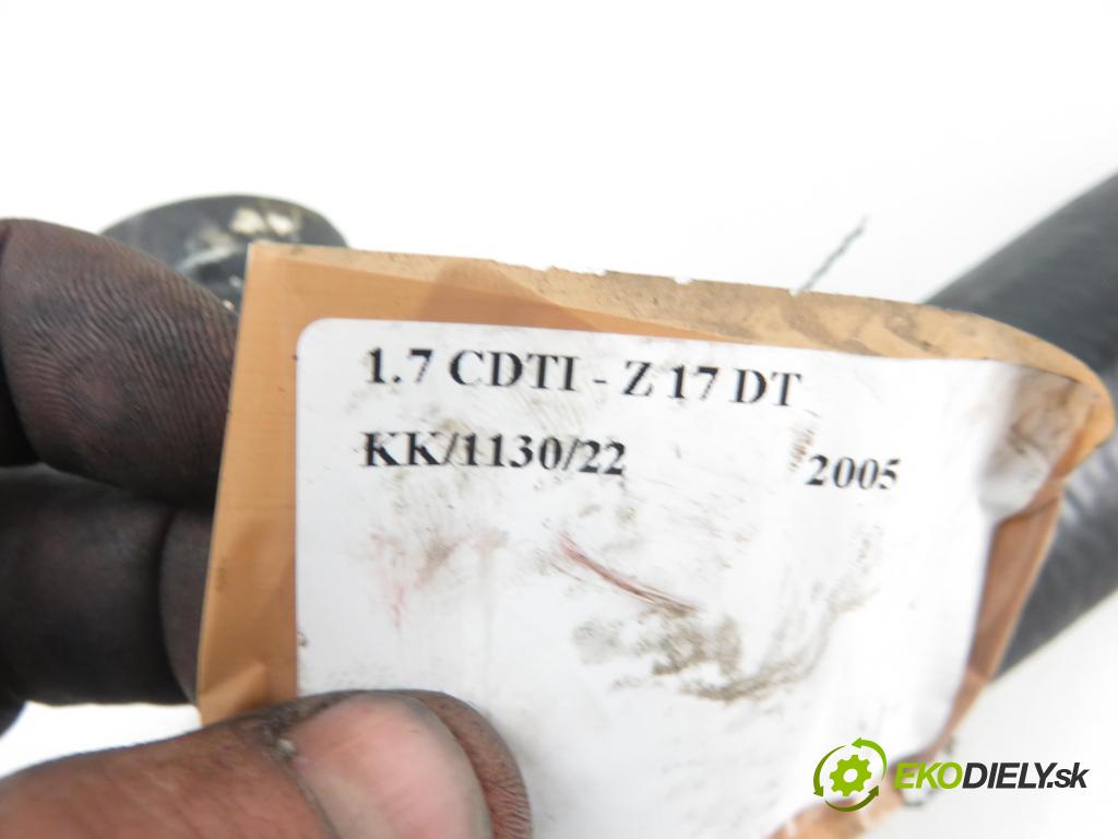 OPEL MERIVA A nadwozie wielkoprzestrzenne (MPV) (X03) MINIVAN 2005 1686,00 Przewody chłodnic powietrza 1686,00 Rúra intercoolera turba 55351859