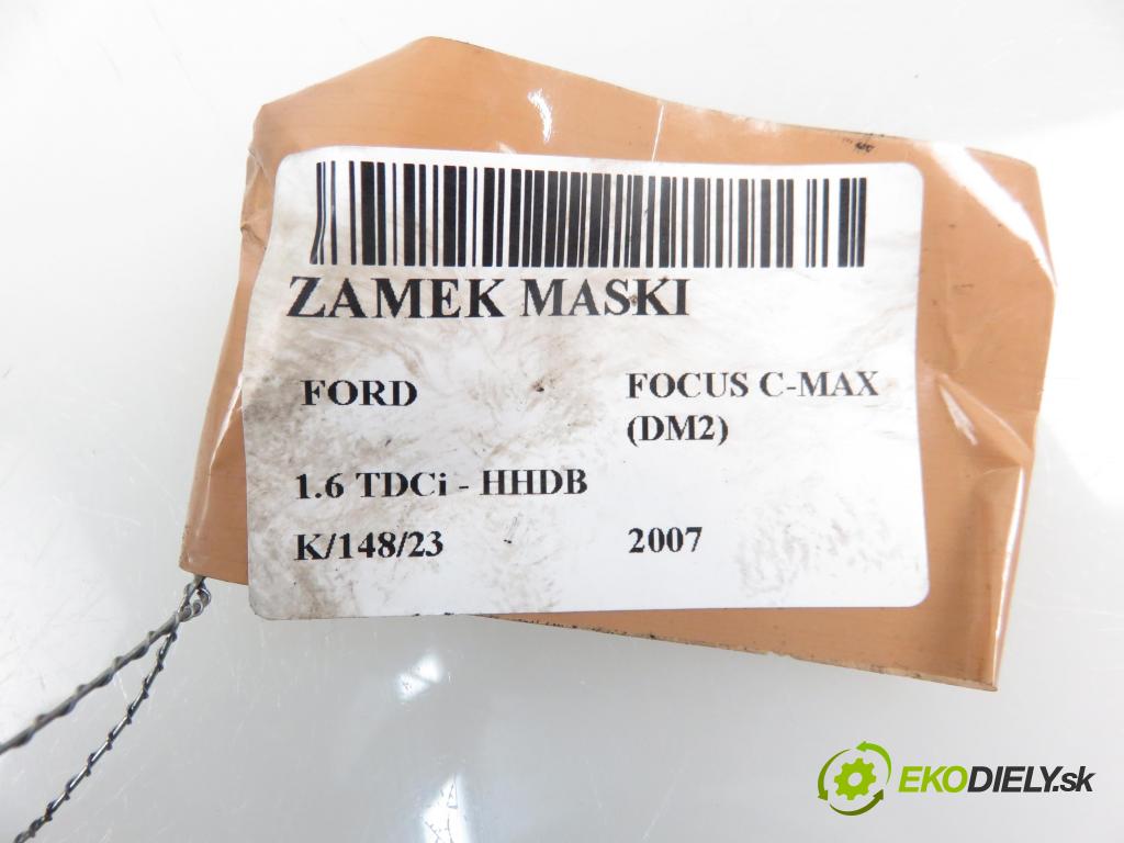 FORD FOCUS C-MAX (DM2) MINIVAN 2007 66,00 1.6 TDCi 90 - HHDB 1560,00 zámok kapoty 3M5116700AB