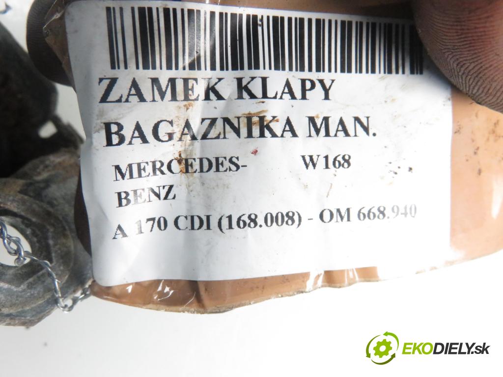 MERCEDES-BENZ KLASA A (W168) HB 1998 1689,00 Zamki 1689,00 zámok dveří kufr MAN: