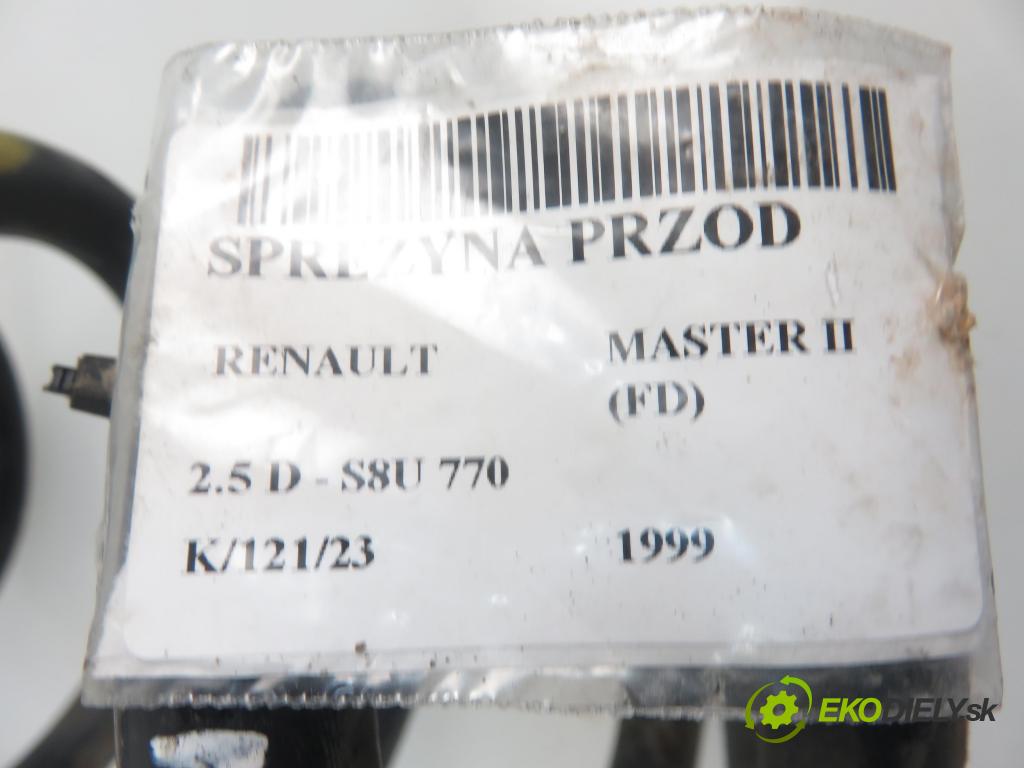 RENAULT MASTER II Skrzynia (FD) BUS 1999 2499,00 Sprężyny zawieszenia 2499,00 Pružina predný 