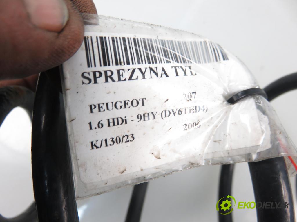 PEUGEOT 207 (WA_, WC_) HB 2006 1560,00 Sprężyny zawieszenia 1560,00 Pružina ZADNÉ: 