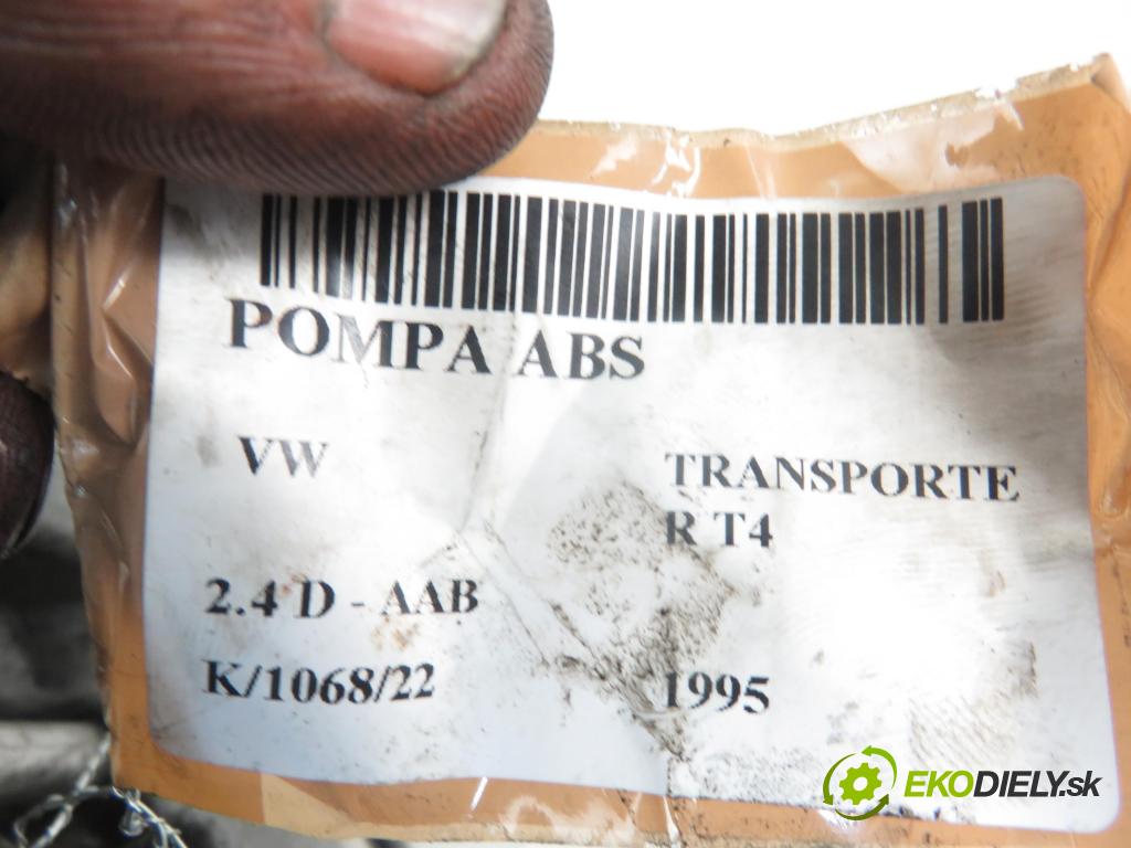VW TRANSPORTER IV Skrzynia (70XA) BUS 1995 2370,00 Sterowniki ABS 2370,00 Pumpa ABS 0265201037; 701614111 (Pumpy ABS)