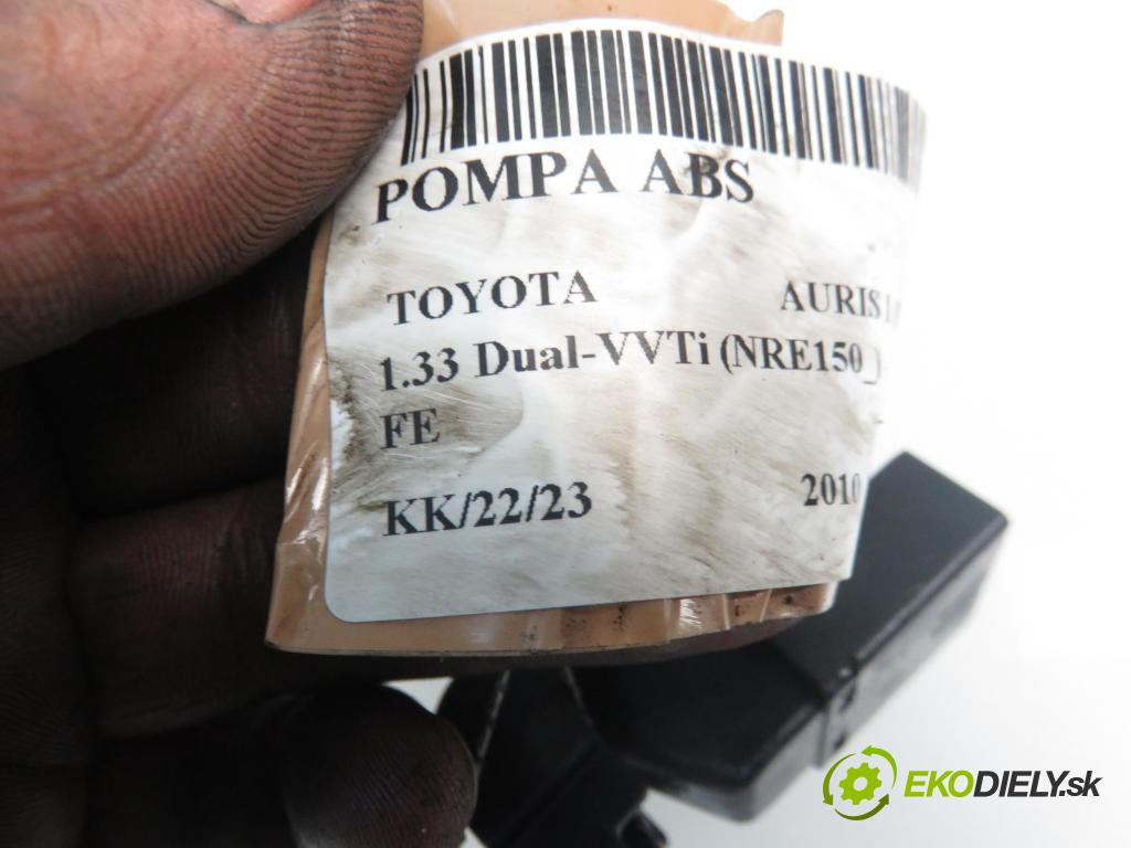 TOYOTA AURIS (_E15_) HB 2010 73,00 1.33 Dual-VVTi 99 - 1NR-FE 1329,00 Pumpa ABS 0265800986 (Pumpy ABS)