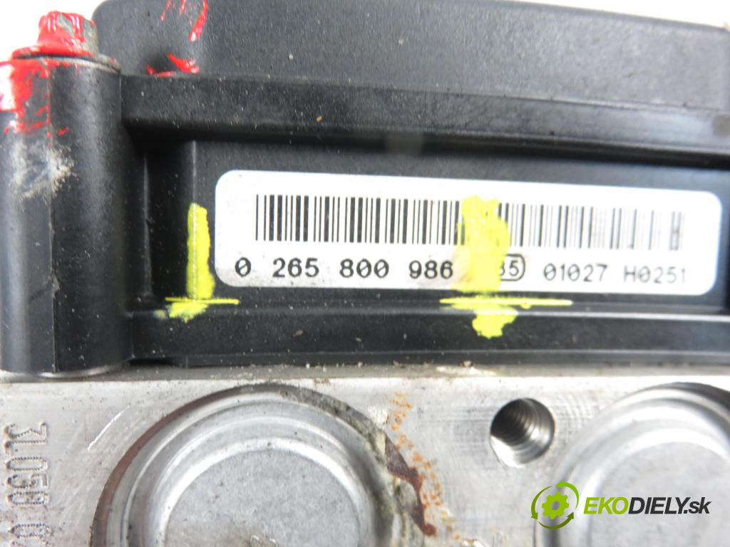 TOYOTA AURIS (_E15_) HB 2010 73,00 1.33 Dual-VVTi 99 - 1NR-FE 1329,00 Pumpa ABS 0265800986 (Pumpy ABS)