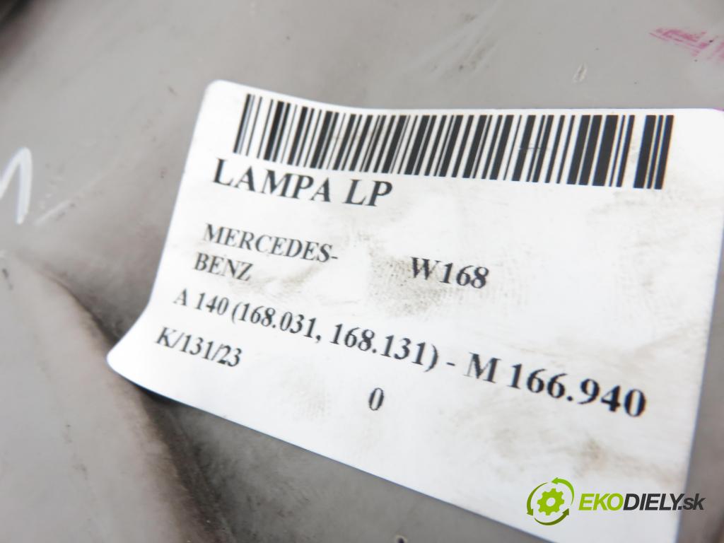 MERCEDES-BENZ KLASA A (W168) HB 2000 1397,00 Lampy przednie 1397,00 Svetlo LP 0301152201; A1688200161