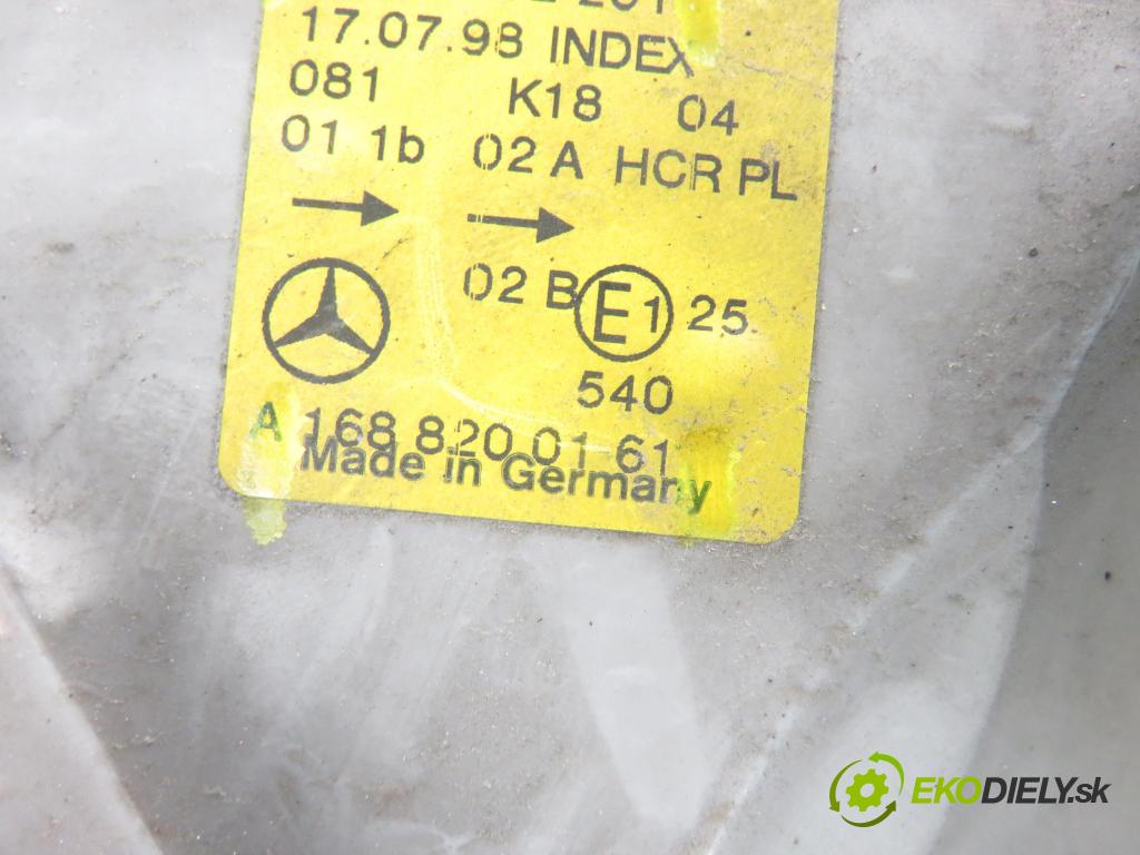 MERCEDES-BENZ KLASA A (W168) HB 2000 1397,00 Lampy przednie 1397,00 Svetlo LP 0301152201; A1688200161