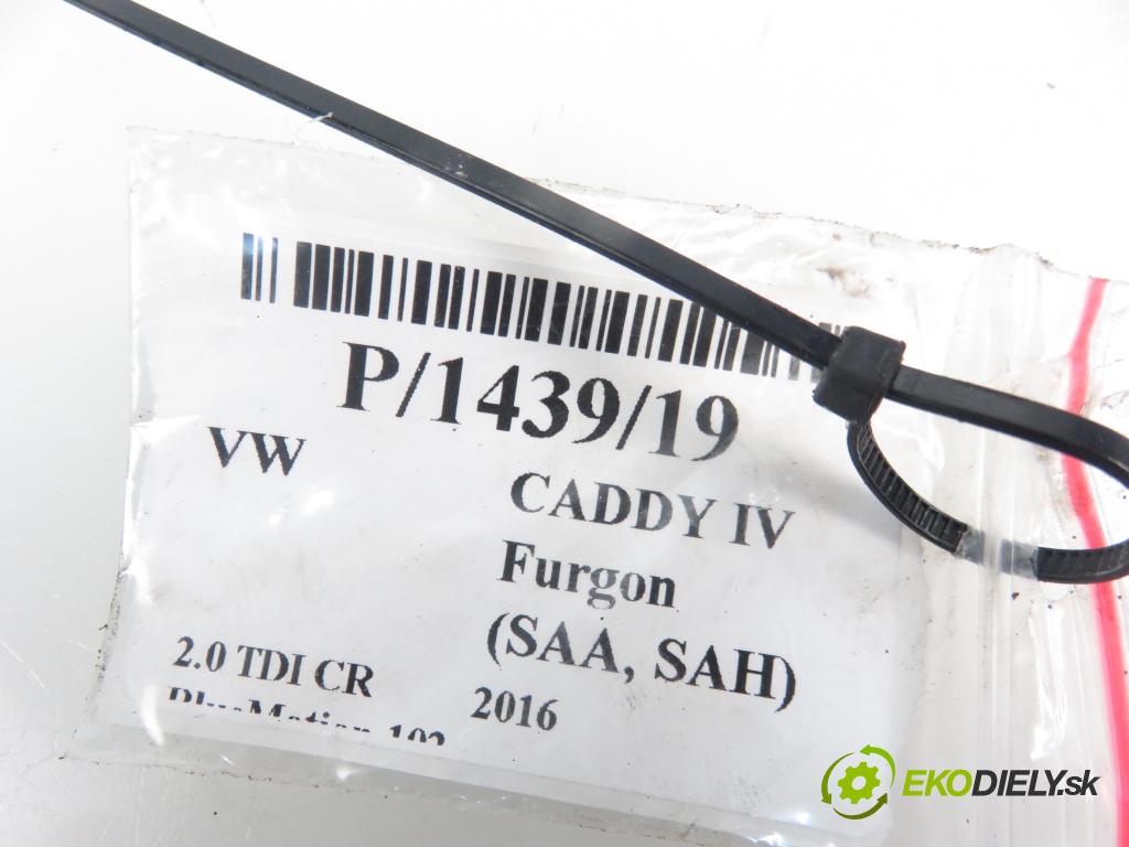 VW CADDY IV Furgon (SAA, SAH) FURGON 2016 1968,00 Przepustnice 1968,00 Škrtiaca klapka 5Q0253691H; 51500204 (Škrtiace klapky)