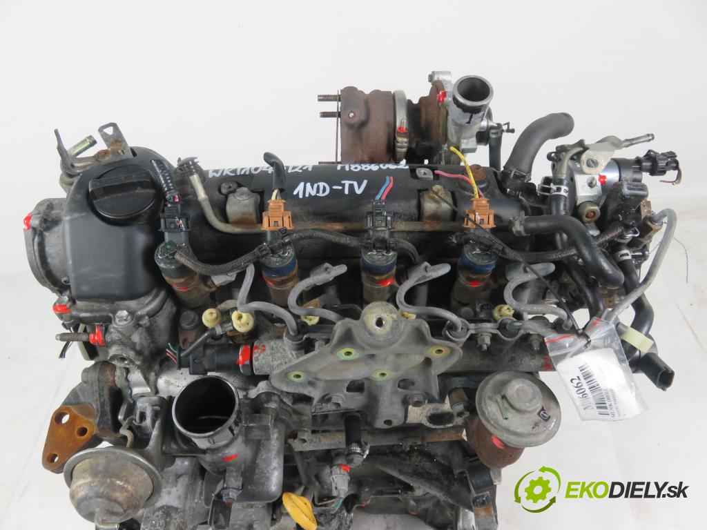 TOYOTA YARIS (_P1_) HB 2003 1364,00 Silniki kompletne 1364,00 motor DIESLA 1NDTV; 1NDP52A