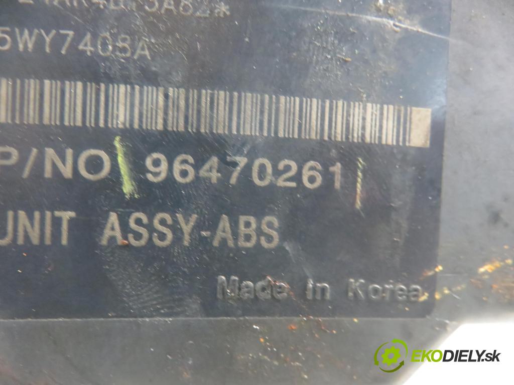 DAEWOO KALOS (KLAS) HB 2004 1150,00 Sterowniki ABS 1150,00 Pumpa ABS 96470261; 96470254 (Pumpy ABS)