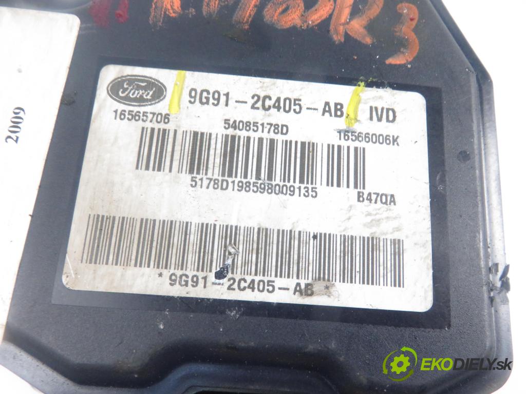 FORD MONDEO IV (BA7) LIFTBACK 2009 1997,00 Sterowniki ABS 1997,00 Pumpa ABS 9G912C405AB (Pumpy ABS)