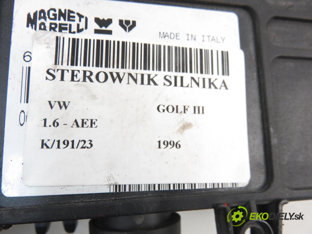 VW GOLF III (1H1) HB 1996 1598,00 Sterowniki silnika 1598,00 Riadiaca jednotka Motor 6160025608; 032906030K; IAW1AVV1