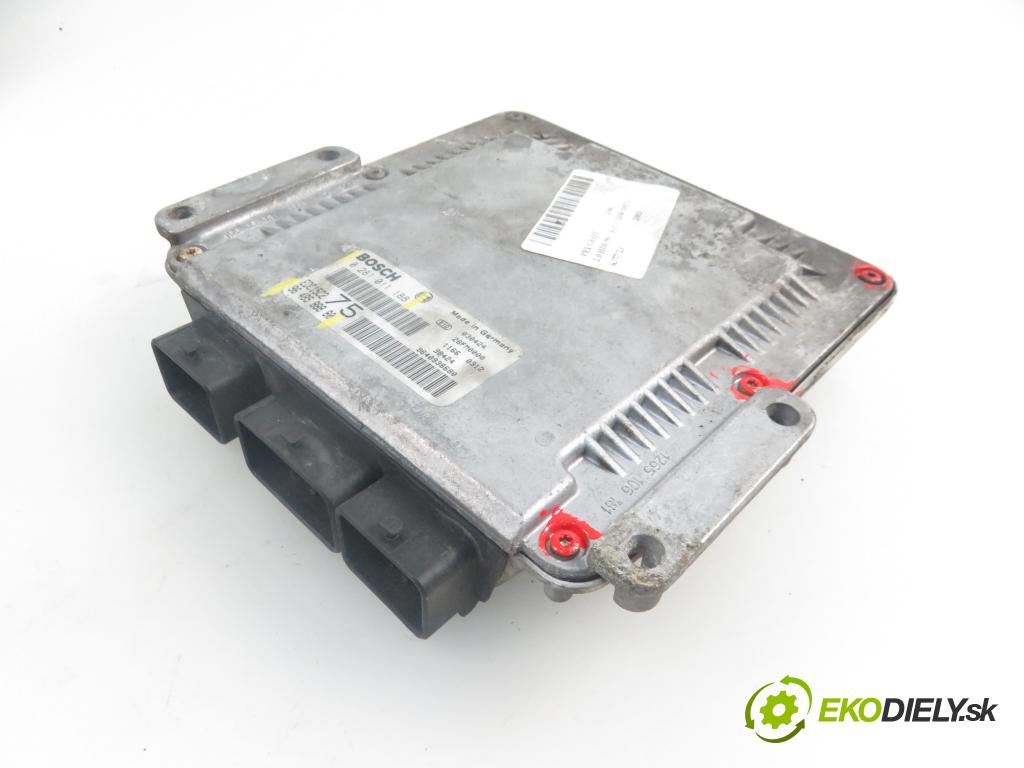 PEUGEOT 206 liftback (2A/C) HB 2003 1997,00 Sterowniki silnika 1997,00 Riadiaca jednotka Motor 0281011188; 9648588880