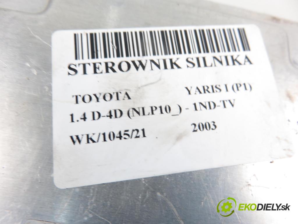 TOYOTA YARIS (_P1_) HB 2003 1364,00 Sterowniki silnika 1364,00 Riadiaca jednotka Motor 8966152890; 0281011126
