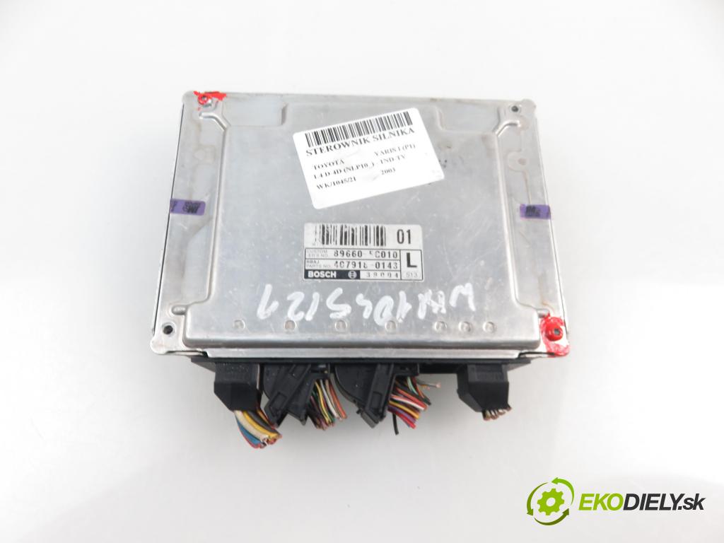 TOYOTA YARIS (_P1_) HB 2003 1364,00 Sterowniki silnika 1364,00 Riadiaca jednotka Motor 8966152890; 0281011126