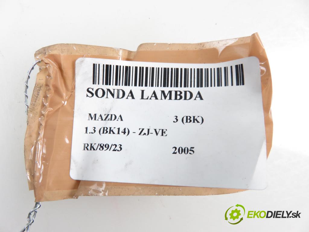 MAZDA 3 (BK) HB 2005 1349,00 Sondy lambda 1349,00 sonda lambda MCAZ602 (Lambda sondy)